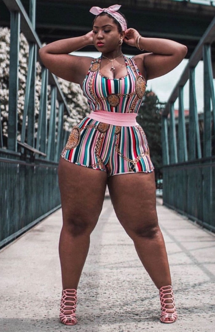 African legs with thick legs