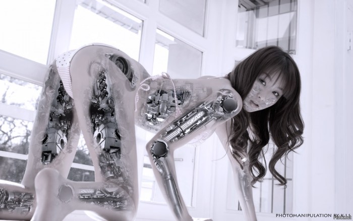 Japanese robot girl