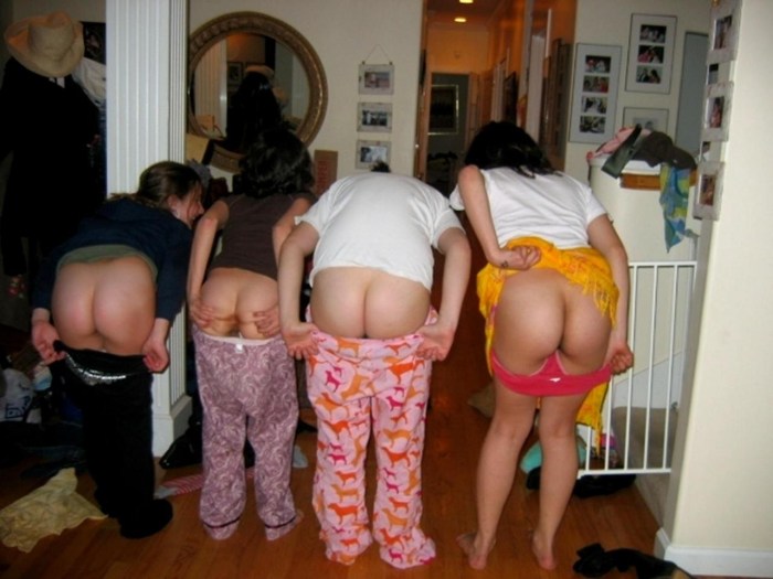 Drunk girls are debauchery