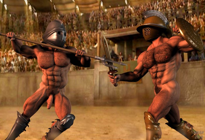 Erotic gladiator