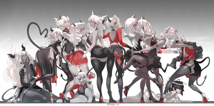Widely extended thighs