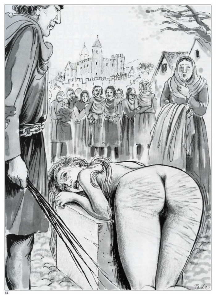 Turning the ass of the maids