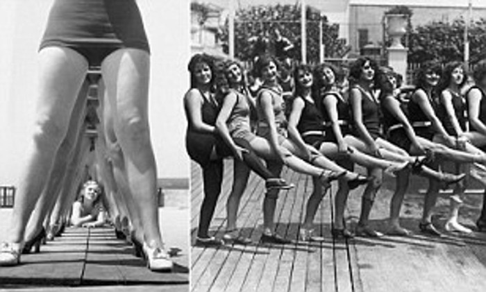 Retro nudist beauty contests
