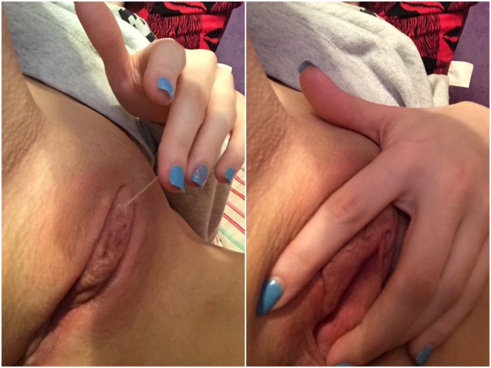 Selfie female vagina