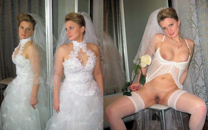 Unusual weddings are naked