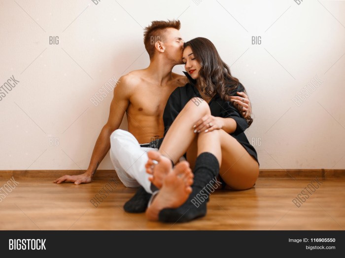 Hug on the floor