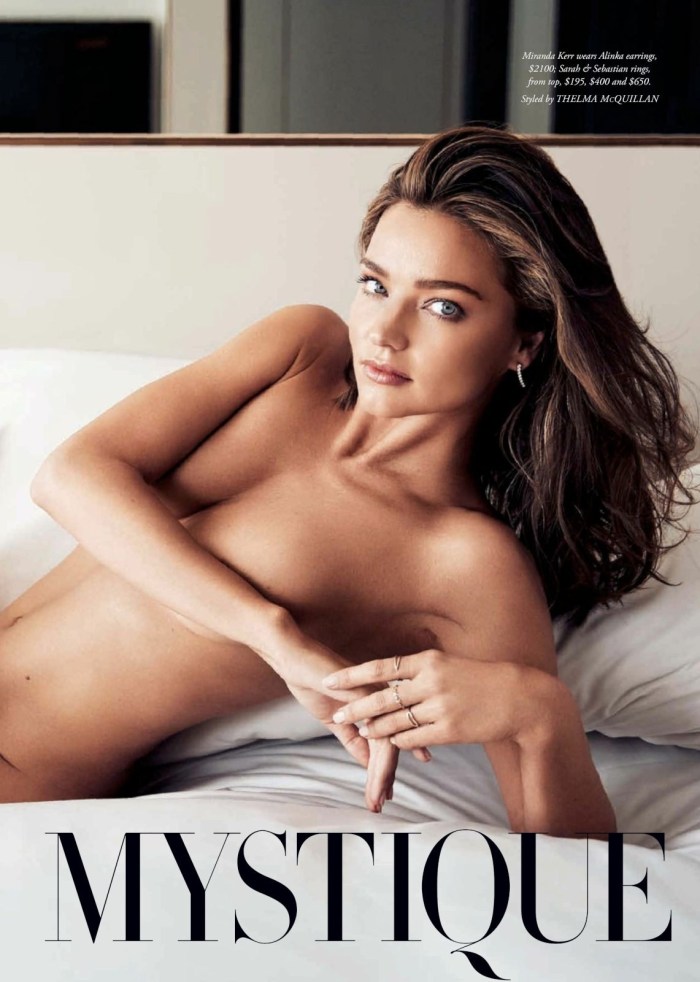 Supermodel Miranda Kerr Naked