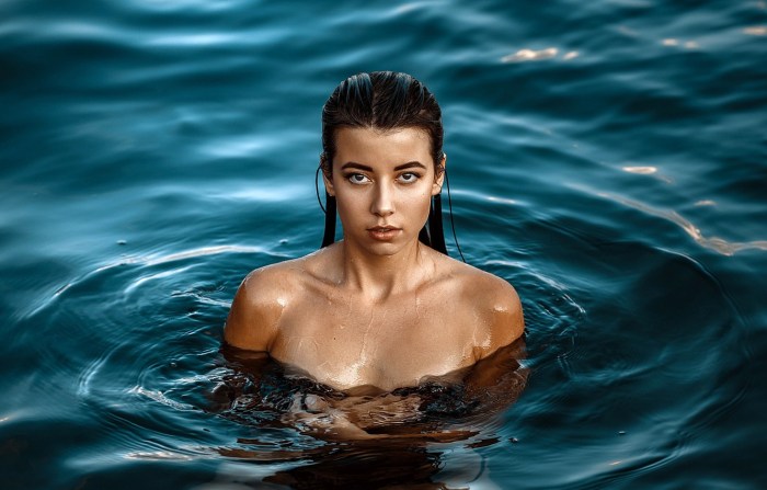 Girl in the water