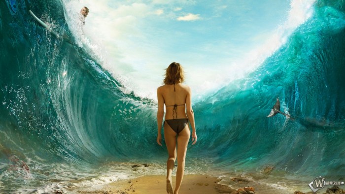 Girl and the ocean