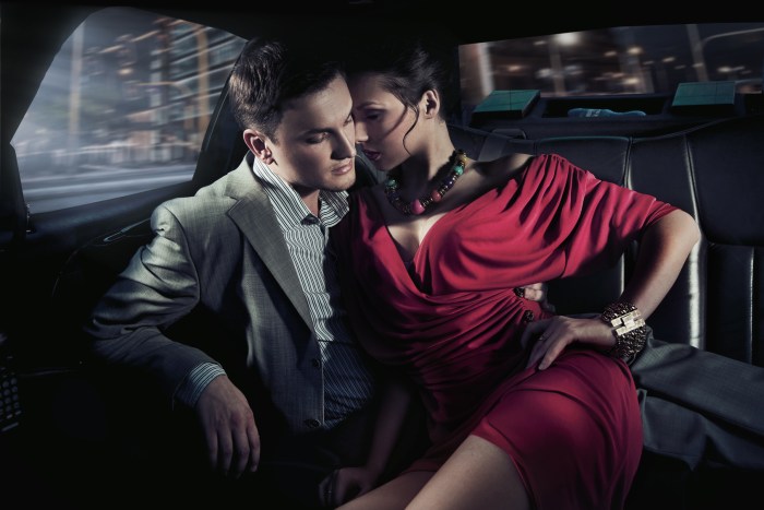 Elegant man and woman