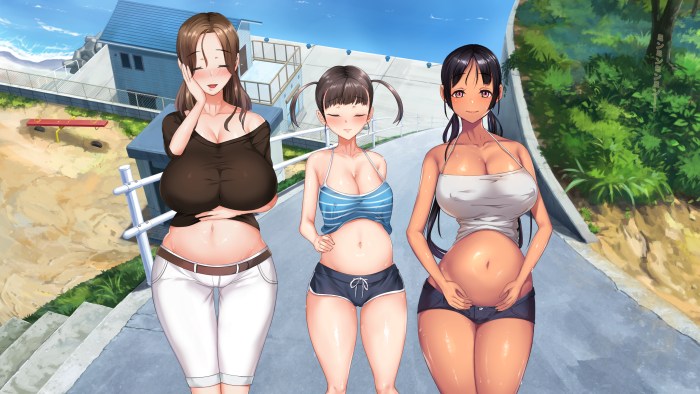 Fucking with a pregnant woman in the ninth month