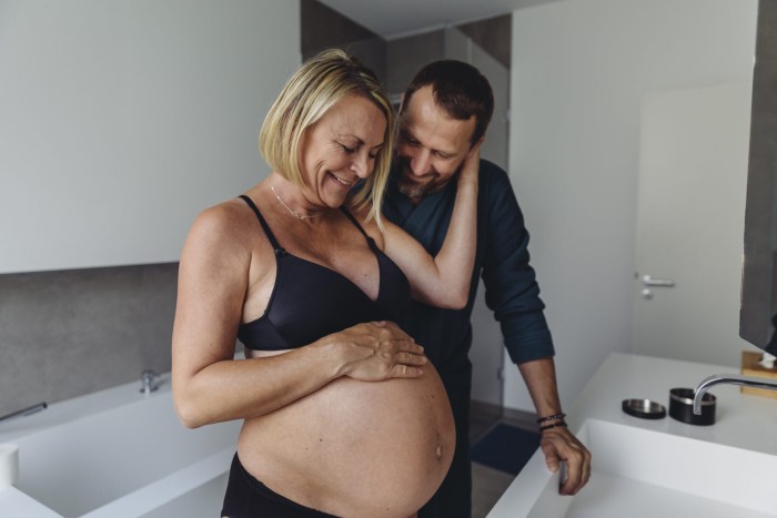 Elderly pregnant