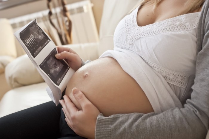 Women's chest during pregnancy