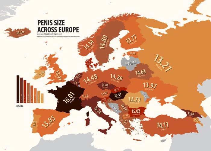 Medium -sized member map in Europe