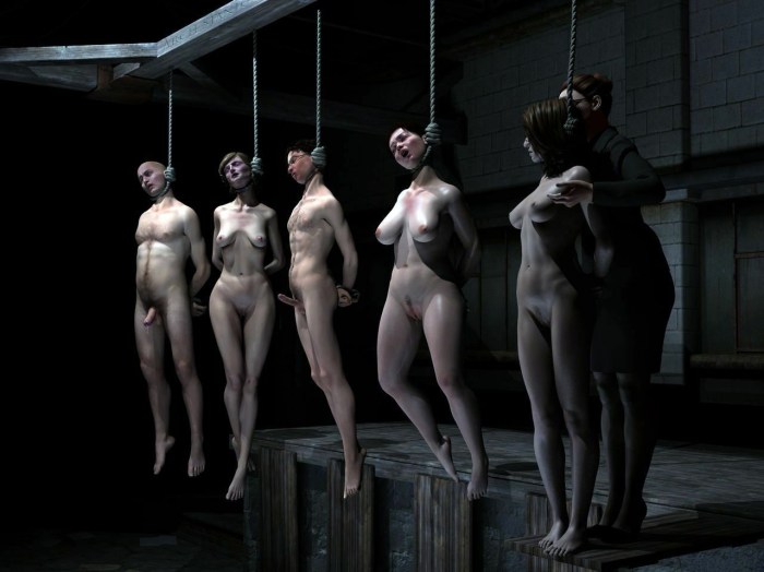 Erotic hanging 3d party