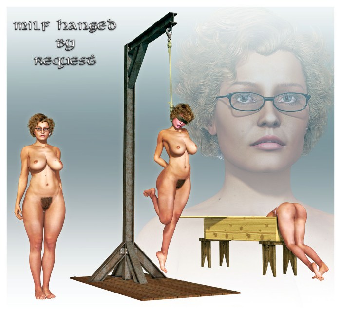 Naked slaves in the slave market