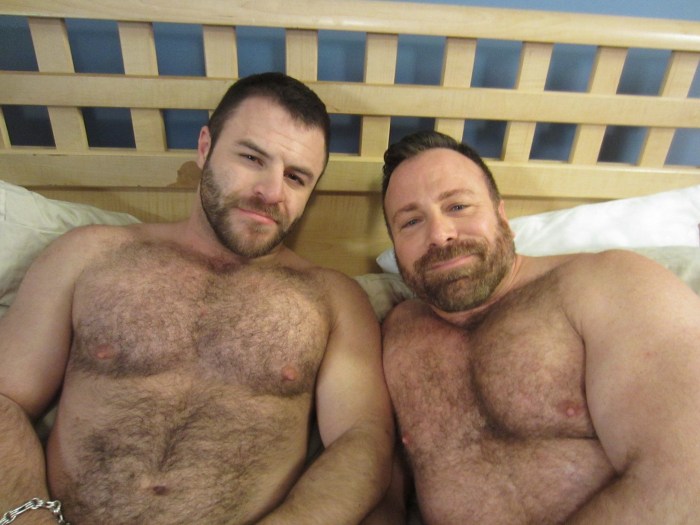 A stocky hairy man