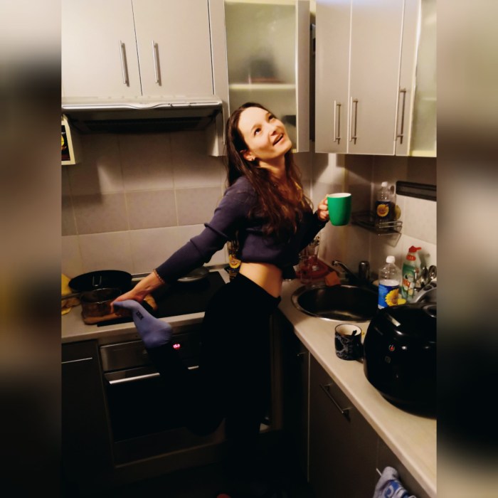Aglaya Shilovskaya in underwear