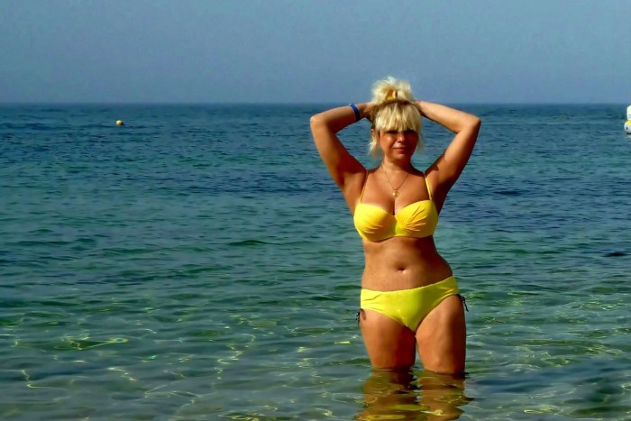 Russian women 40 years old in swimsuits