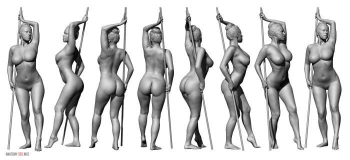Female nudity reference
