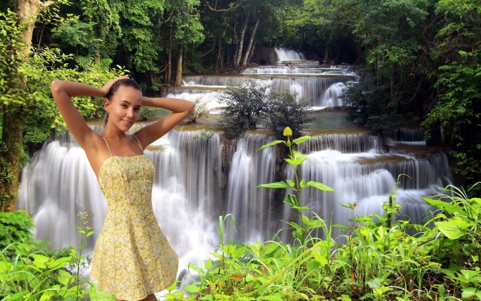 Katya Clover Waterfall
