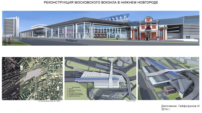 Railway station Nizhny Novgorod Project