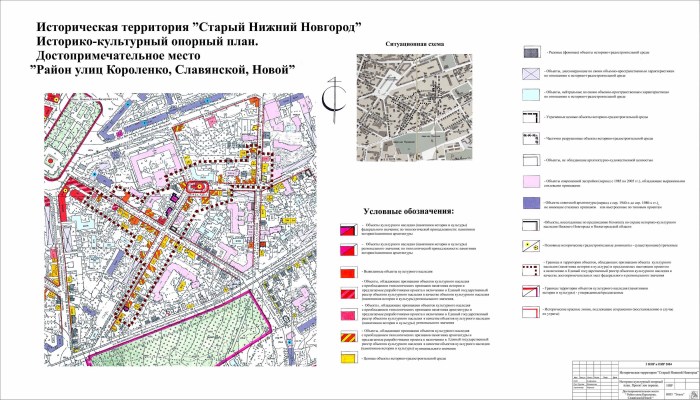 Historical cultural plan of St. Petersburg