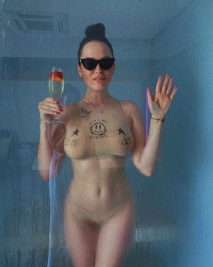Excited nipples Dasha Astafyeva