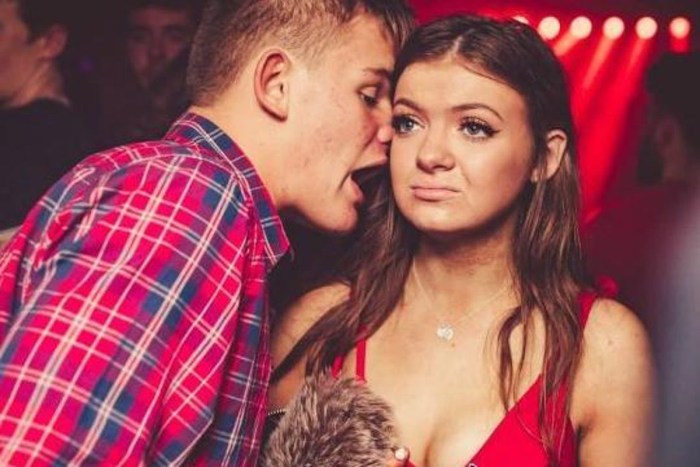 The girl changed the guy in the club