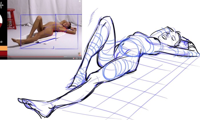 Lying poses