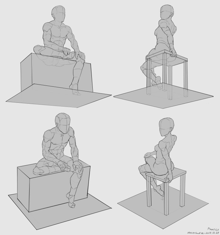 Man sits on the side of the reference