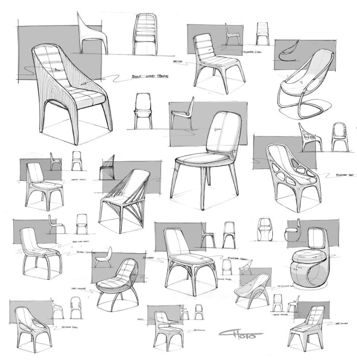 The chair behind the reference