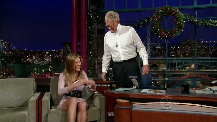 Jennifer Aniston David Letterman