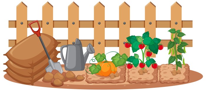 A garden for children on a transparent background
