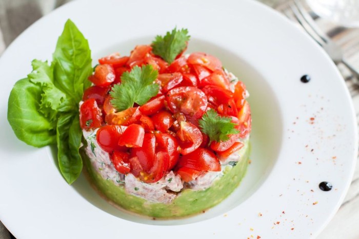 Salad with squid