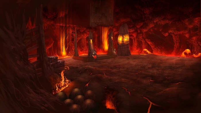 Fiery standstone in Dante