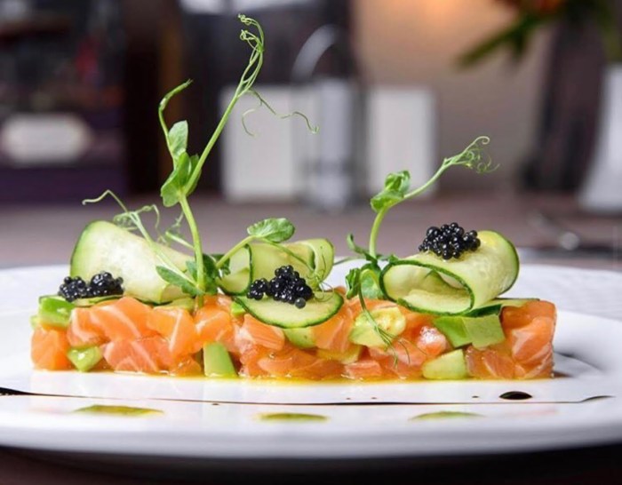 Circle from salmon