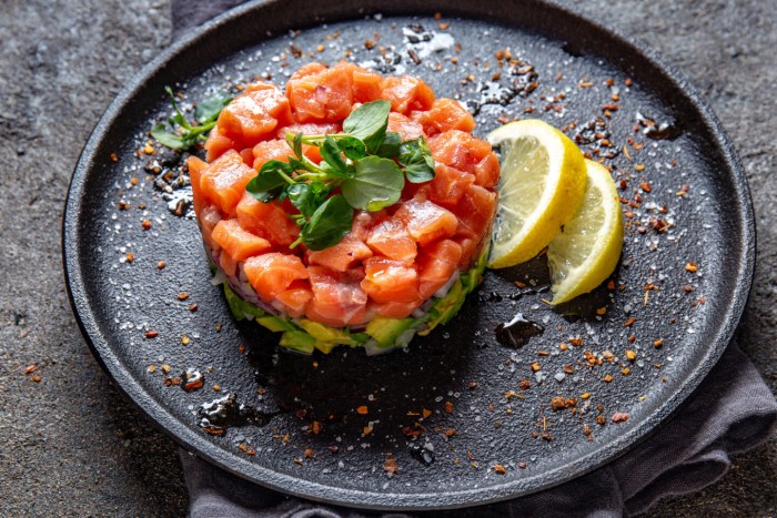 Tartar from trout