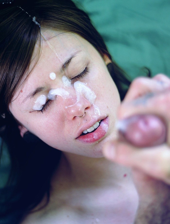 Cum on face to a young girl