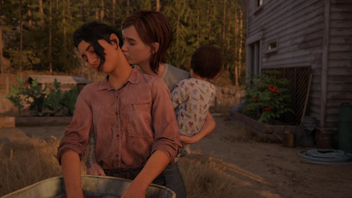 The Last of Us Ellie and Dina Bed Scene