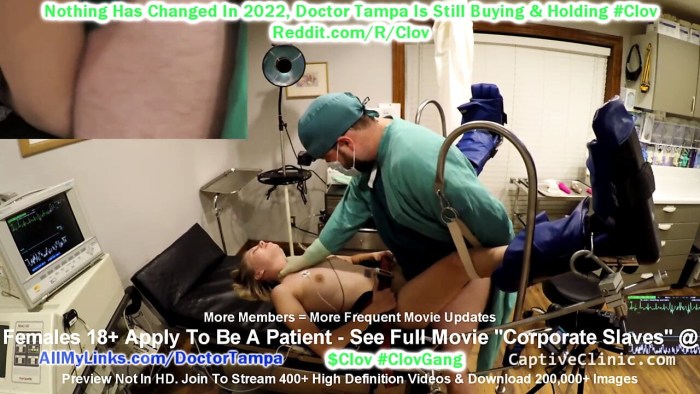Doctor gyno gynecological chair naked