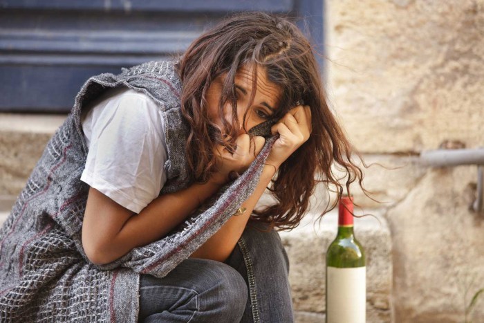 Poor beautiful girl