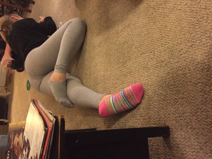 The girl at the ButtCrack school
