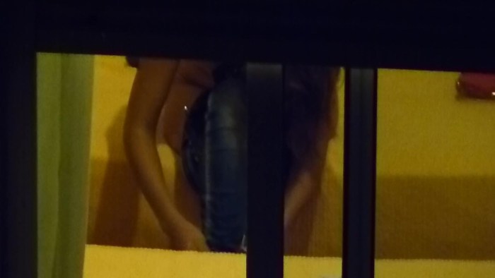 Spying Neighbor for a day