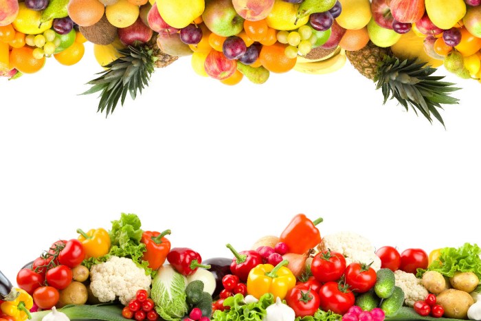 Advertising of fresh vegetables