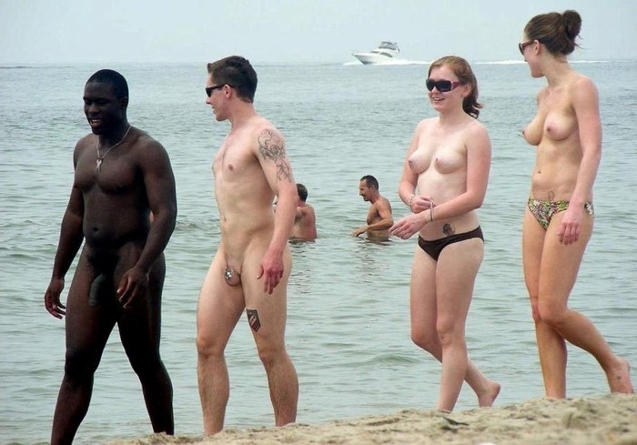 Boys naked on the beach dressed