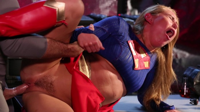 Erotic parody Super Gerl