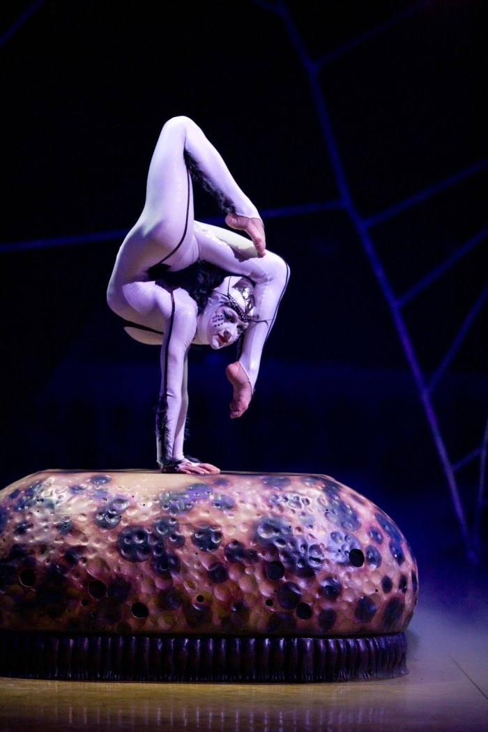 Naked acrobatic couples