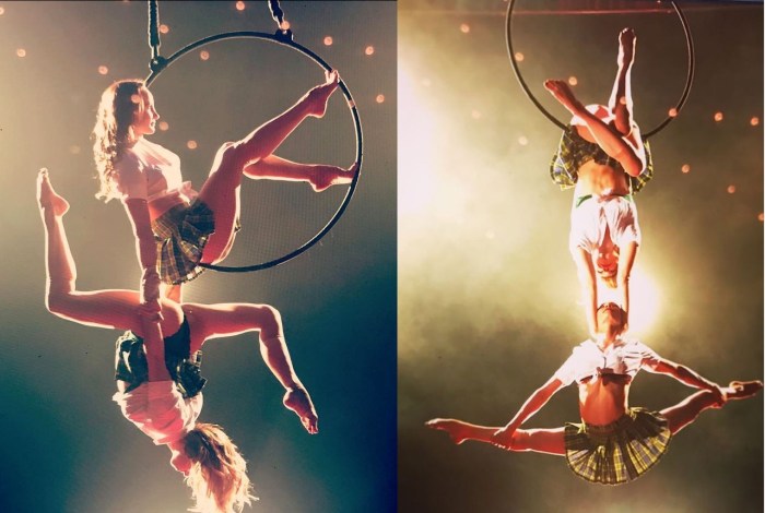 Circus du salts of gymnasts