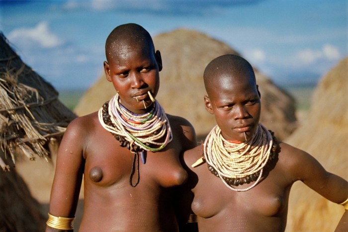Naked African tribes
